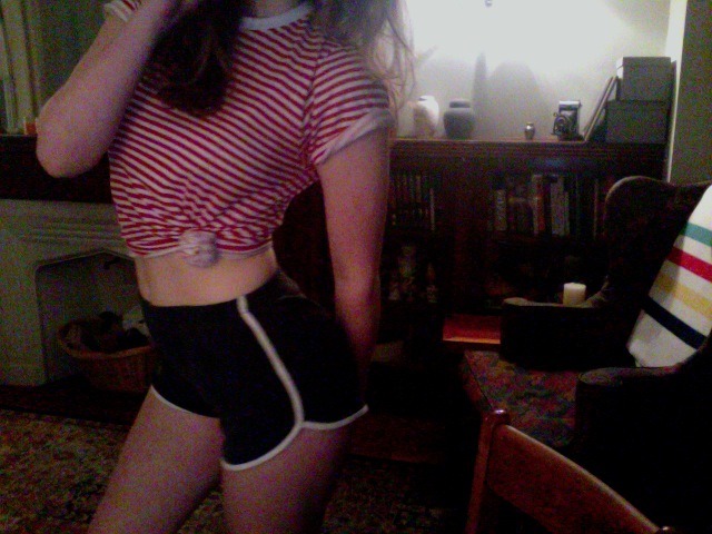 americanapparel:  Scarlett on Photobooth. May 2014.  Shop the Look HERE 