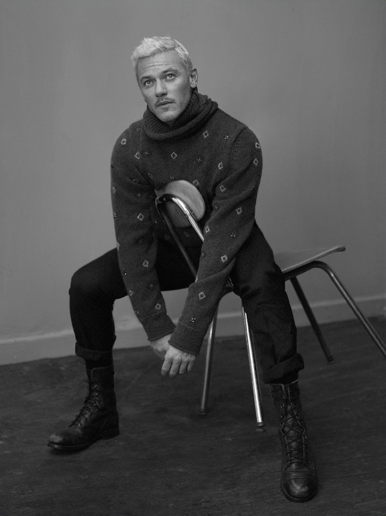 revorish:  INTERVIEW  Luke Evans by  Thomas Whiteside with styling from David Casavant
