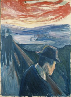 buonfresco:  Edvard Munch, Despair, 1892