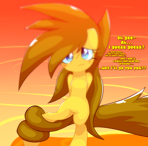 taboopony:  isle-of-forgotten-dreams:  Oh noes~   Such a lucky pony  …awww, poor Shy! ;w;