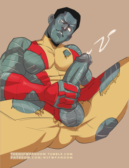 thensfwfandom:  Steel hard cock!! Colossus from Marvel comics  A chance for a free request done only on Patreon   