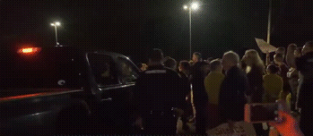 kropotkindersurprise:August 15 2019 - An ICE prison guard rams a blockade of Jewish antifascist prot