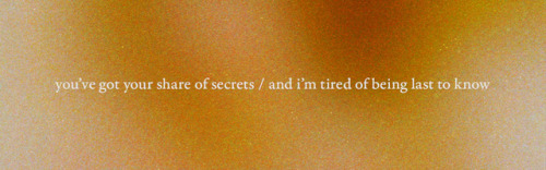 Taylor Swift + Secrets