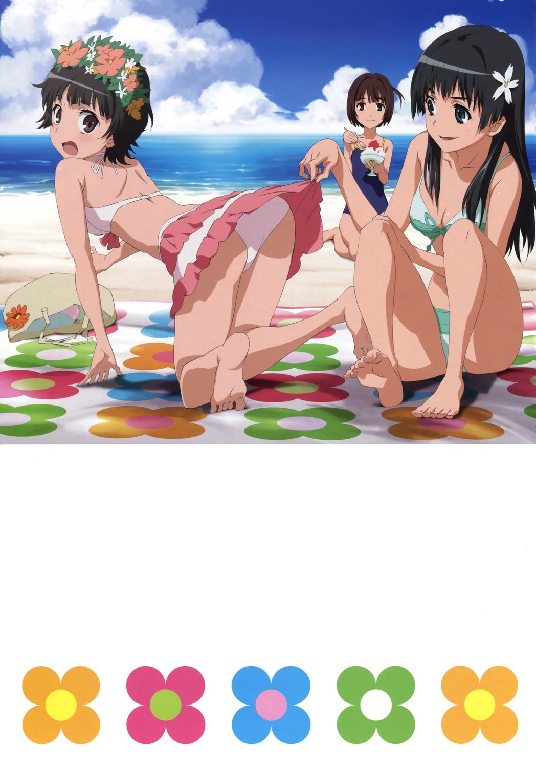 abaslev:  bikini haruue erii saten ruiko school swimsuit swimsuits tagme to aru kagaku