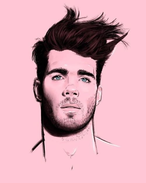 egorodriguez:I managed to draw one last one for this week. Practicing some hair texture with @janis_danner #egorodriguez #illustration #janisdanner #art http://ift.tt/2CSGQZi