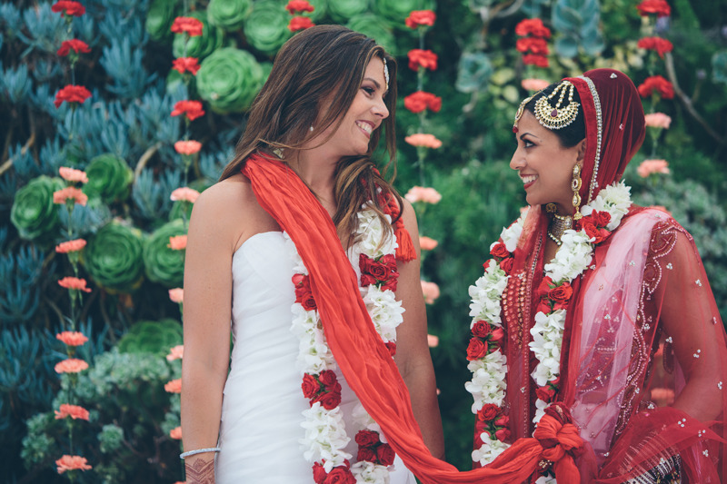 lesbianlovewonderland:  SHANNON + SEEMA | INDIAN LESBIAN WEDDING 