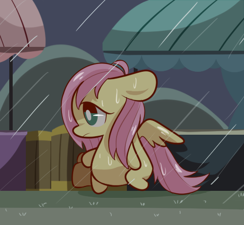 lifeloser:  Rainy Day  D'aww! &lt;3
