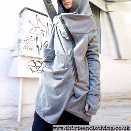 Get your Oversized Irregular Hoodie at Thirteen Clothing with free worldwide shipping!Facebook     |