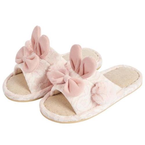 Couple Rabbit Ears Linen Slippers Sandals Shoes starts at $21.90 ✨✨ Lovely, isn&rsquo;t it?