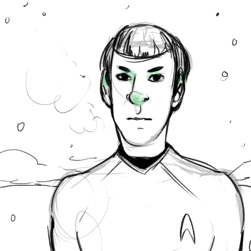 actuallyitsaparasol asked fietodraws: Star Trek??!! don&rsquo;t look so happy about be