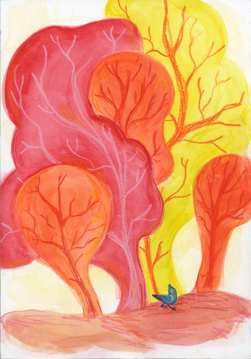 This Is My Color Theory Final! I Made A Pigeon Book!