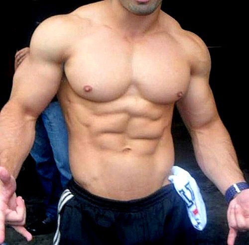 Hot men with big pecs