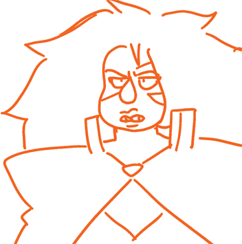mechandra:  piierogi:  mechandra:  mechandra:  imagine jasper with a tear-shaped gem like lapis lazuli so she ends up having a nose like grunkle stan   she’s a muppet now  @mechandra   so glad you could join me here in muppet hell