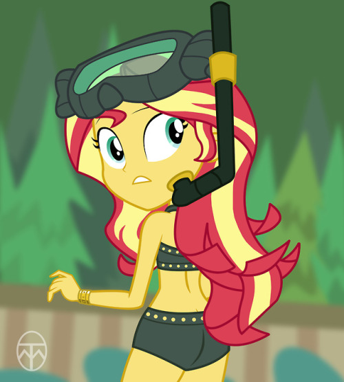legendary-spider: Sunset Shimmer drawing I did when I decided they didn’t give her butt enough