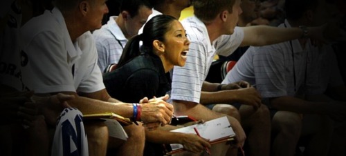Coach Natalie Nakase has played professionally in the U.S. and has already been a head coach in Japa