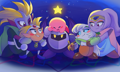 yes I’m still drawing kirby sorry, but please accept some space family