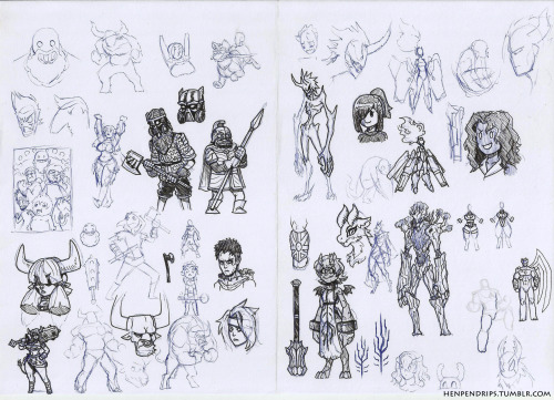 Scanner access since late 2020. Highlights: LOTR TTA cosplay, DoW creatures, cow doodles.