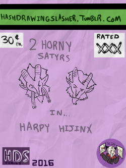 Anybody like crudely drawn comics about 2 horny satyrs who wanna go find things to fuck in the dota universe? Because I do so I drew one! Here’s the cheesy and crappy cover.