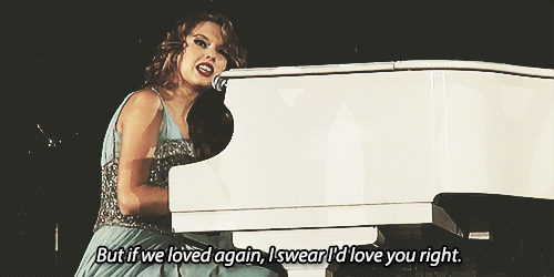 tswifttours:  I'd go back in time and change it, but I can't.       