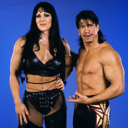 fishbulbsuplex:  Eddie Guerrero and Chyna