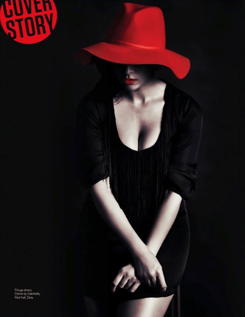 actressheaven:  Nimrat Kaur - Extra Spicy Black & Red FHM Magazine Scan
