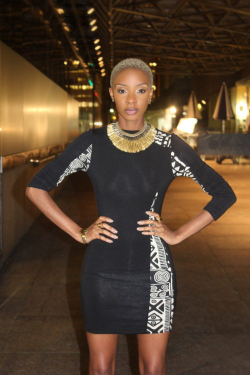 fuckyeahdarkgirls:  Name: Blake Von D Location: NYC Website: blakevond.com | blakevond.tumblr.com Dress: GoJane | Necklace: Stella & Dot | Shoes: Karma Boutique 
