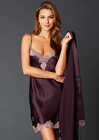 For the bride with the colorful ring: Indulgence Silk Chemise