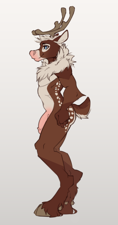 I decided to redesign my sona Sven, he’s a creamy colored reindeer now c:also included a small festive themed edit~<< TWITTER // FA >>