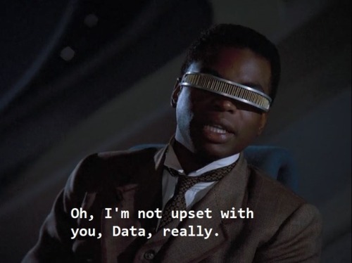 Star Trek: The Next Generation S2 E3 “Elementary, Dear Data” 9:03GOOD because i was about to WEEP