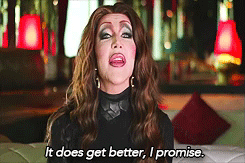 fuckyeahdragrace:  You’re never alone!   The Trevor Project: 1-866-488-7386 Chad Michael’s Twitter: @ChadMichaels1 