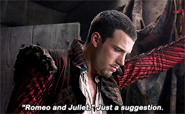 janes-eyre:It’s a new comedy by William Shakespeare. […] It’s a crowd-tickler. Mistaken identities. 