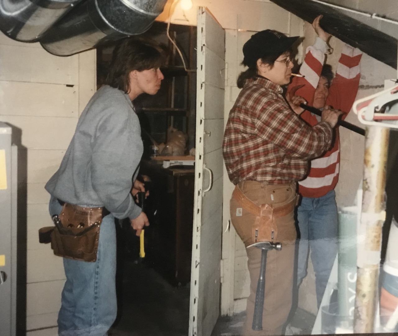 butch-king-frankenstein:
“cowboyjen68:
“Three butch friends of mine finishing the basement of my first house around 1996. They worked for beer, and not even anything fancy.
”
babe are you okay you reblogged Three butch friends of mine finishing the...