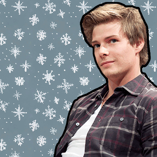 Porn Pics hunterparrishwrites:  Hunter Parrish Christmas