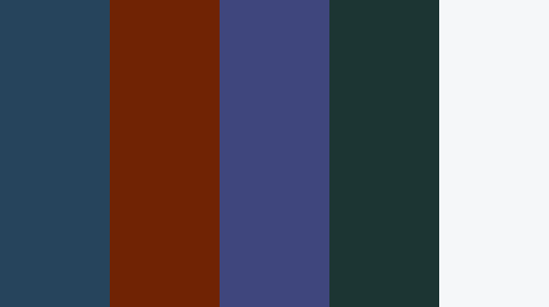 Restless Soul - Submitted by yles01#26445C #702304 #3F467D #1C3533 #F5F7F9