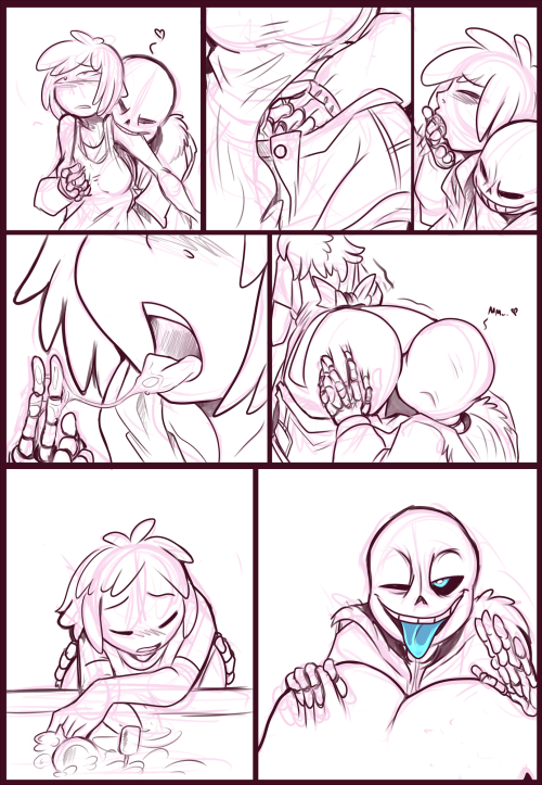 Frisk Trying To Wash The Dishes, And Sans Sniper Fucks Her Over The Sink. Doop! C:
