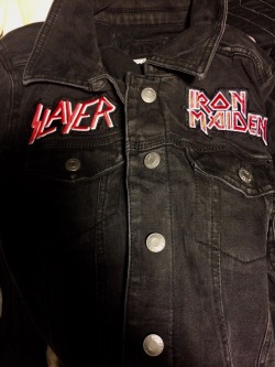 Zazie-Sky: Just Started On My Battle Jacket! Unfortunately I Only Have 2 Patches