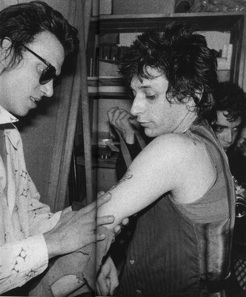 public-image-limited:  Richard Hell and Johnny Thunders  An image of Richard Hell