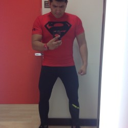 #Superman #Superhero #Underarmour #Fitness #Motivation #Workout #Gym #Gymtime #Lycra
