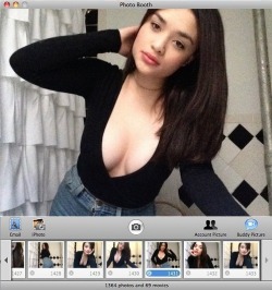 americanapparel:  Diana looking cute on Photobooth!