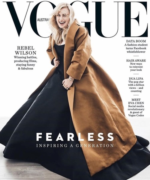 Rebel Wilson on the latest cover of Vogue Australia