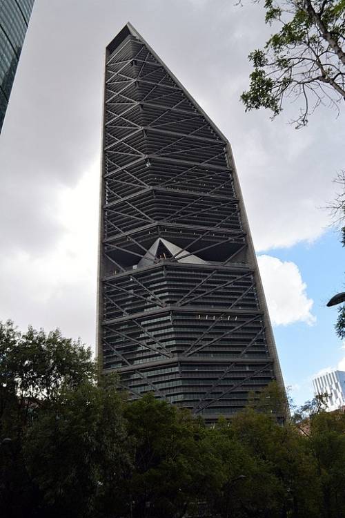 evilbuildingsblog:  Torre Reforma located in the Mexico City