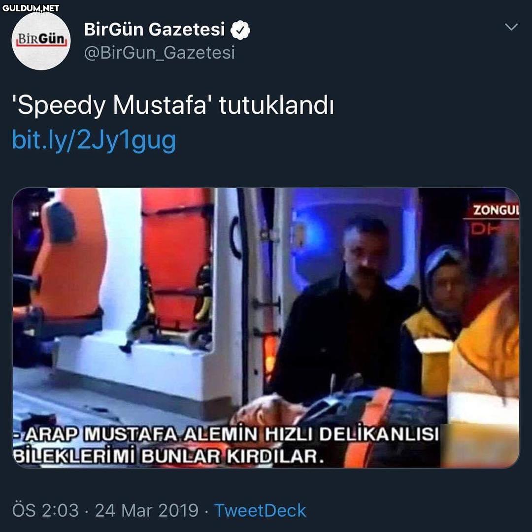 Speedy Mustafa'...
