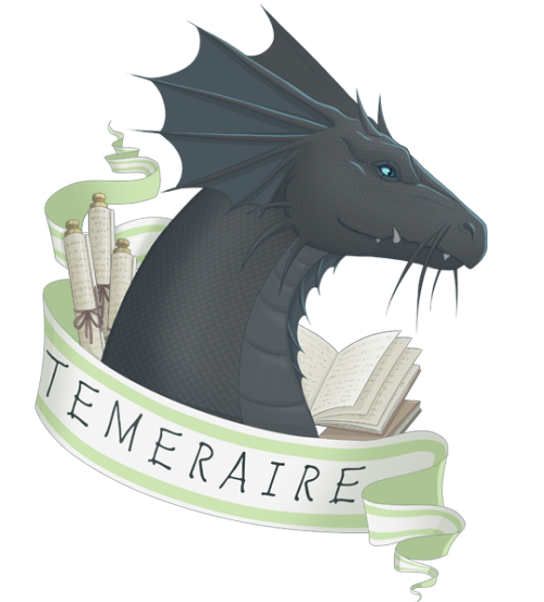 Temeraire and Iskierka designs available on redbubble. 