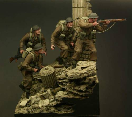 It’s not mine, but damn! Credit: The Battle of Monte Cassino by Günther Sternberg. Scale 1/35