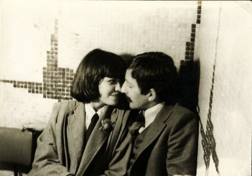 youare-aloser:My parents. This picture was taken thirty five years ago, a week after they had met. J