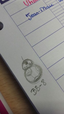 ssantisheep:  Quick doodle of bb-8