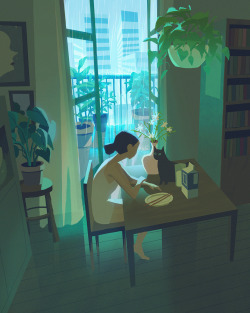 chuwenjie:  Rainy morningPatreon | Instagram | Twitter