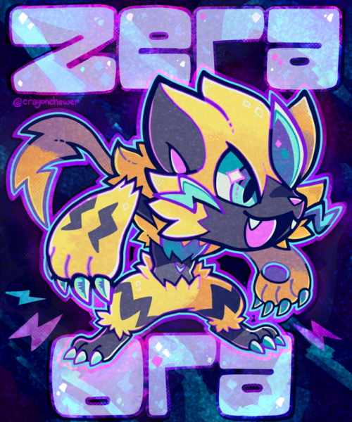 ZERAORA IS SO GOOD, the purrfect tough little tiger! ⚡️