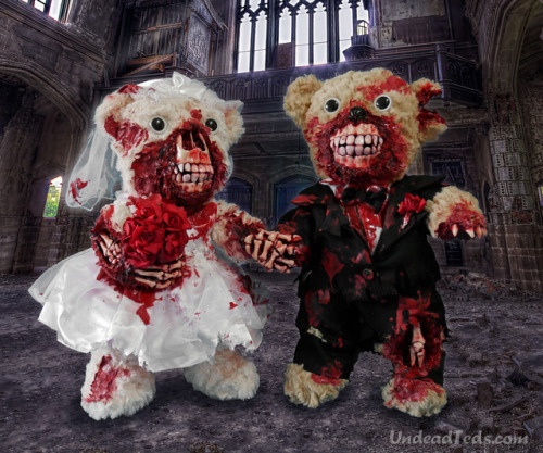 To celebrate my recent wedding this pair of undead lovers are is listed on eBay right now starting a