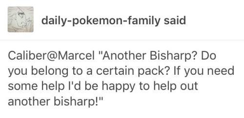 askatroubledbisharp: “Oh, no. I-I’m usually alone. I haven’t really had anyone since…” Marcel didn’t